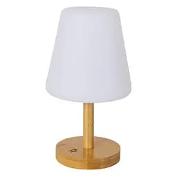 Ліхтар кемпінговий Bo-Camp Cambridge Rechargeable 200 Lumen Bamboo/White (5818792) - мініатюра 2