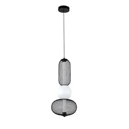 Світильник підвісний LED Levistella 7812031 BK, 5W, 3000K, чорний метал, для вітальні