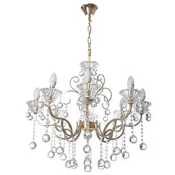 Люстра свічка Brille підвісна кришталева E14 60W (BCL-656S/8)