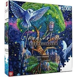 Пазл класичний GoodLoot Imagination: Roch Urbaniak Owl Island/Wyspa Sow Puzzles 1000 елементів (5908305243014)