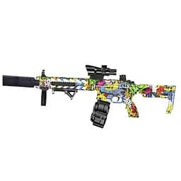 Автомат на гідрогелевих кульках (орбізах) AR15 Alphabet Green