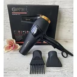 Фен для волосся Gemei GM-1771 з концентратором 2100 Вт - мініатюра 2