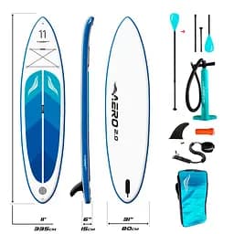 Надувна SUP дошка AERO Board 2.0 (335х15х80см) 11' Blue Ocean - мініатюра 1