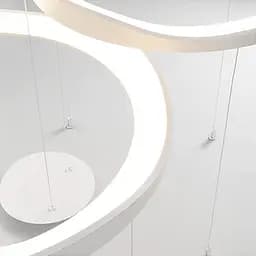 Підвісна LED-люстра Art 2460/420+520+620WH - мініатюра 4