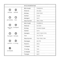 Набір інструментів HOTO Precision Screwdriver Kit Pro (QWLSD012) [105663] - мініатюра 2