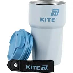 Термокружка Kite 450 мл сіро-блакитна (K25-1220-2) - мініатюра 2