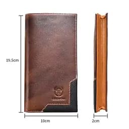 Чоловіче шкіряне портмоне BULL 19.5х10х2 см acs0029378 - мініатюра 2