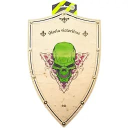 Сувенірний дерев'яний щит Сувенір-декор Череп кольоровий S-Scull 47х30 см