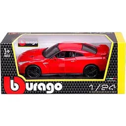 Автомодель Bburago Nissan GT-R 1:24 Red (18-21082) [119117] - мініатюра 5