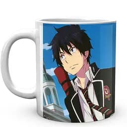 Кружка GeekLand Blue Exorcist синяя Экзорцист Рин Юкио Шиоми BE 02.18 330 мл белая