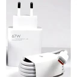 Зарядний пристрій DK Mi Turbo Charge 67W USB Power Adapter для Xiaomi плюс кабель(017091) white - мініатюра 3