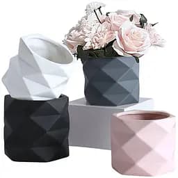 Горшок для цветов Led Tula 15 х 15 х 12.5 см без поддона в ассортименте (A040031)