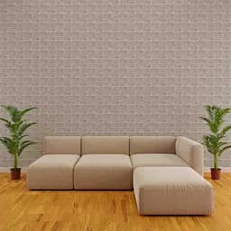 Самоклеюча декоративна 3D панель Loft Expert цегла контраст світло-чорний 680x680x4 мм