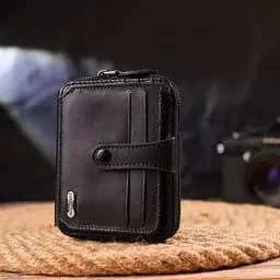 Красиве жіноче портмоне з натуральної гладкої шкіри Canpellini 21492 чорне