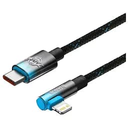 Кабель Baseus MVP 2 USB Type-C - Lightning (M/M), 20W, 1 м Black/Blue (CAVP000221) - мініатюра 5