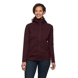 Кофта Black Diamond W Factor Hoody Bordeaux S (1033-BD 7440806018SML1) - мініатюра 2