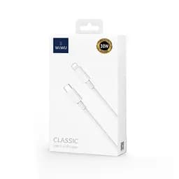 Кабель Wiwu Wi-C008 30W max YouPin Data Cable Type C to Lightning Білий - мініатюра 2