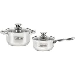 Набір каструль з кришками Holmer CS-1451-SS (CS-1451-SS)
