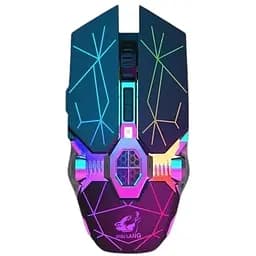 Мишка ігрова акумуляторна бездротова Macaron X13 Bluetooth чорний