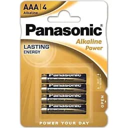 Батарейка Panasonic LR03REB/4BPR ALKALINE POWER лужна AAA блістер 4 шт.