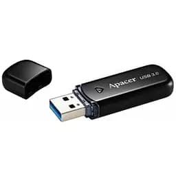 USB флеш накопичувач Apacer 64GB AH355 Black USB 3.0 (AP64GAH355B-1) - мініатюра 3