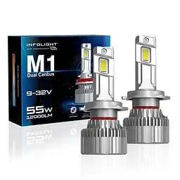 Комплект світлодіодних ламп Infolight M1 Dual Canbus H7 55W