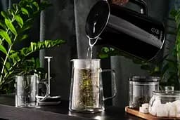 Електрочайник Ardesto Elegance Otter LED дисплей подвійні стінки 1.7 л чорний глянець (EKL-X53E) - мініатюра 13