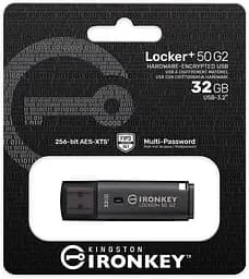 Kingston Накопичувач Kingston 32GB USB 3.2 Type-A Gen1 IronKey Locker+ 50 G2 - мініатюра 4