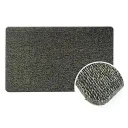 Дверной коврик Lovely Svi с петлевой щетиной размером 40 x 60 для внутреннего наружного входа - Серый (41022)