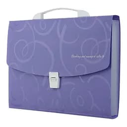 Портфель пластиковый А4/35 мм, Barocco, фиолетовый