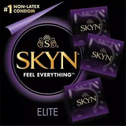 Презервативи Skyn Elite 3 шт. ультратонкі, без латексу, максимально природні - мініатюра 3