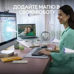 Комплект (клавіатура, миша) бездротовий Logitech Signature Slim Combo MK950 Graphite (920-012490) - мініатюра 2