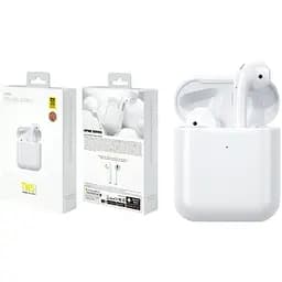 Бездротова Bluetooth гарнітура WK TWS V2 з високою якістю звуку біла (MAW-45393_598)