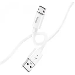 Кабель Hoco X87 Magic silicone charging data cable for Type-C Білий
