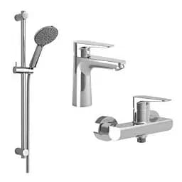 Набор смесителей 3-в-1 Paffoni Orange chrome SET_ORANGE3, Хром