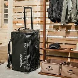 Сумка на колесах Naturehike NH21LX002 розмір М чорна - мініатюра 6