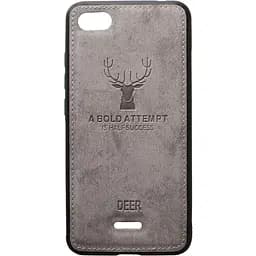 Чехол-накладка Toto Deer Shell With Leather Effect Case Xiaomi Redmi 6A Grey