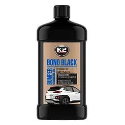Фарба-консервант K2 Bono Black для бамперів, гуми та пластику 500 мл