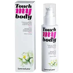 Масажний гель і змазка 2 в 1 Love To Love Touch My Body Monoi зволожуючий 100 мл