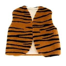 Детский маскарадный жилет 35 см тигровый