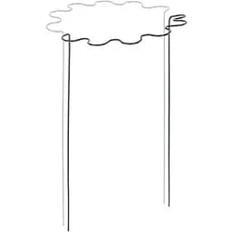 Волнистая кольцевая опора для растений Bradas 1/2 круга, Ø 40 см, высота 70 см (TYRP4F4070)