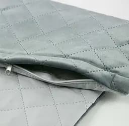 Чохол на подушку Руно 50х70 VeLour "Dark Grey ромб" 382.55_Dark Grey ромб - мініатюра 5