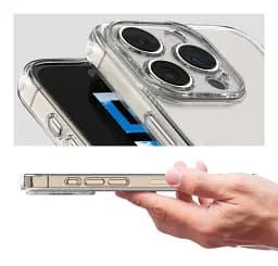 Силіконовий чохол BeCover для Apple iPhone 16 Pro Max Transparancy (712281) - мініатюра 7