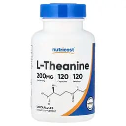 L-теанін Nutricost L-Theanine 200 мг 120 капсул