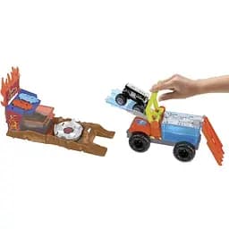 Ігровий набір Monster Truck Hot Wheels Пожежний порятунок Зміни колір (HPN73) - мініатюра 2