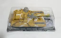 Танк M 1 A2-C "Armed Chariot", инерция, трещетка, в слюде (6990580110067) Светло-желтый