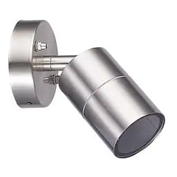 Світильник поворотний, спот Goldlux 208842 Olimp GU10 1x8W IP44 сріблястий