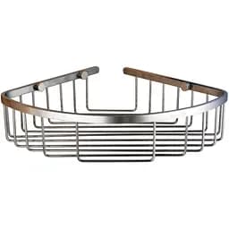 Полка одинарная угловая Globus Lux SS 8499, Хром матовый