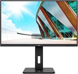 Монітор TFT 31.5" AOC U32P2, VA, UHD, DP, HDMI x 2, Pivot, HAS, колонки, чорний (U32P2) - мініатюра 6