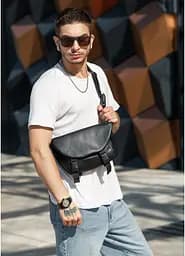 Чоловіча сумка бананка через плече Tirso Zard Sambag 33х22х7 см sum0020733